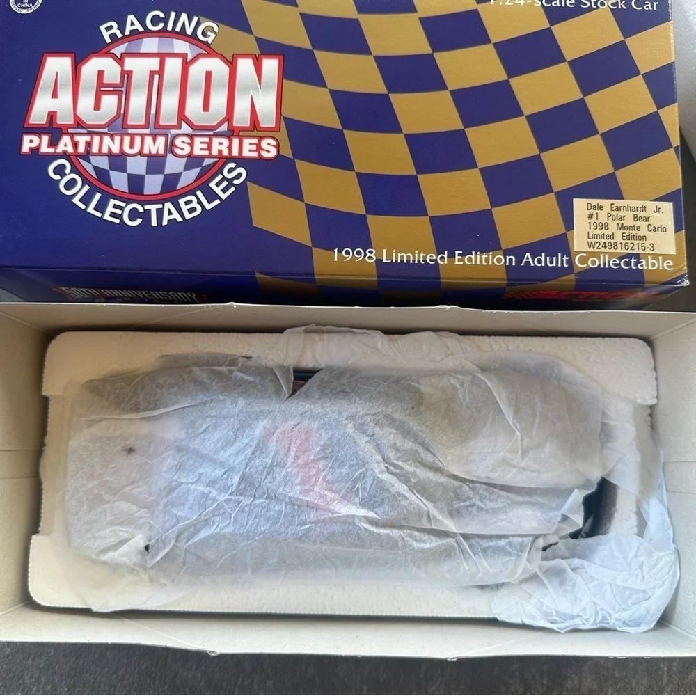 1998 Dale Earnhardt Jr. #1 Coca-Cola Polar Bear Monte Carlo 1:24 Action Platinum
